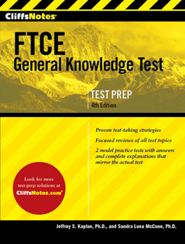 Paperback CliffsNotes FTCE General Knowledge Test Book