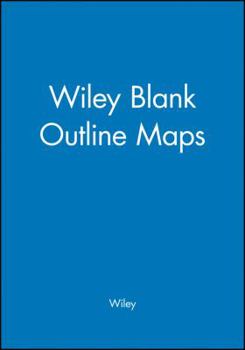 Paperback Wiley Blank Outline Maps Book