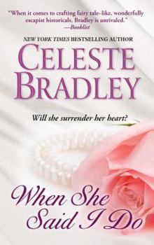 Hardcover When She Said I Do [Large Print] Book