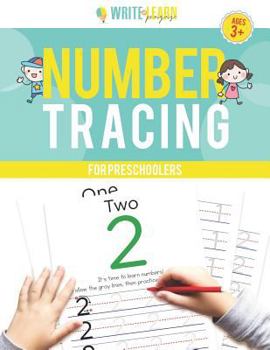 Paperback Write & Learn Pages: Number Tracing for Preschoolers Book
