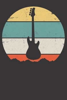 Paperback Notebook: Guitar College Ruled 6x9 120 Pages Book