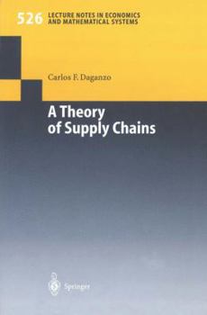 Paperback A Theory of Supply Chains Book