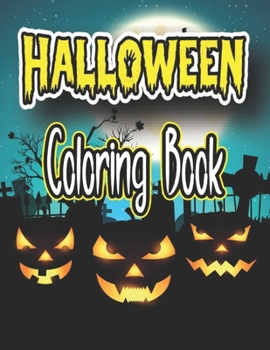 Paperback Halloween Coloring Book: New and Expanded Edition, 50 Unique Designs, Jack-o-Lanterns, Witches, Haunted Houses, and More Book