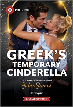 Mass Market Paperback Greek's Temporary Cinderella [Large Print] Book