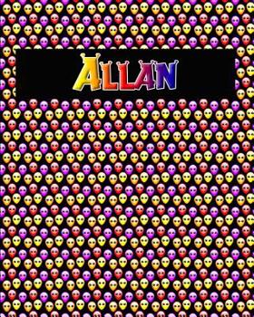 Paperback 120 Page Handwriting Practice Book with Colorful Alien Cover Allan: Primary Grades Handwriting Book