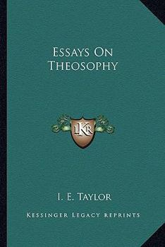 Paperback Essays On Theosophy Book
