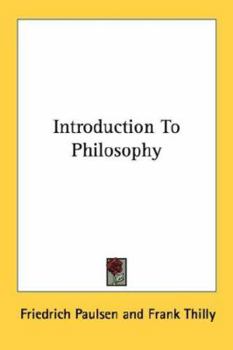 Paperback Introduction To Philosophy Book