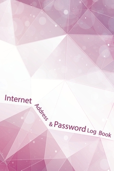 Paperback Internet Address & Password Log Book: Organizer Notebook Journal Pocket Book