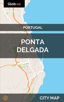 Paperback Ponta Delgada, Portugal - City Map Book