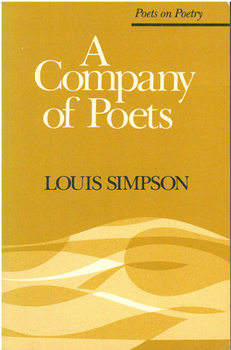 A Company of Poets (Poets on Poetry) - Book  of the Poets on Poetry