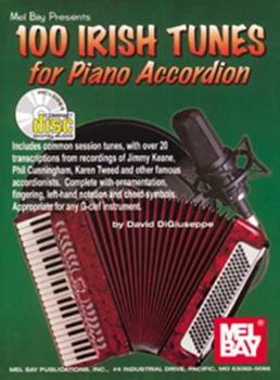 Paperback 100 Irish Tunes for Piano Accordion Book