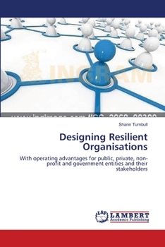 Paperback Designing Resilient Organisations Book