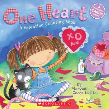 Paperback One Heart [With 6 Valentine Cards] Book