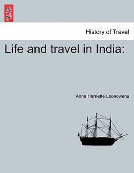 Paperback Life and Travel in India Book