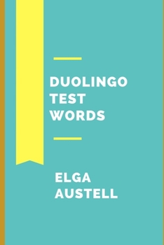 Paperback Duolingo Test Words Book