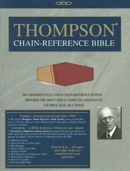 Leather Bound Thompson Chain Reference Bible-KJV Book