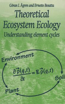 Hardcover Theoretical Ecosystem Ecology Book