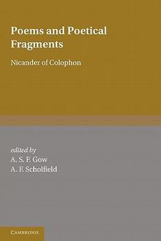 Paperback Poems and Poetical Fragments Book