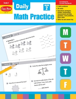 Paperback Daily Math Practice, Grade 2 Teacher Edition Book