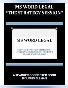 Paperback MS Word Legal -- The Strategy Session Book