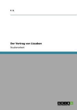 Paperback Der Vertrag von Lissabon [German] Book