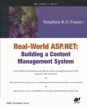 Paperback Real World ASP.NET: Building a Content Management System Book