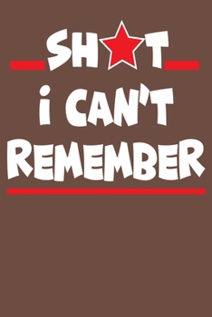 Shit I Can’t Remember: Organizer/Log Book/Notebook for Passwords and Shit/Password Book/Gift for Friends Lined Journal, 120 Pages, 6 x 9, Soft Cover, Matte Finish