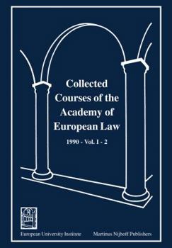 Hardcover Collected Courses of the Academy of European Law 1990 Vol. II - 2 Book