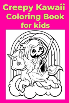 Paperback Creepy Kawaii Coloring Book for kids Book