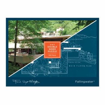 Misc. Frank Lloyd Wright Fallingwater 2-Sided 500 Piece Puzzle Book