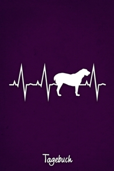 Tagebuch: Lilanes liniertes Alabai Hunde Journal Herzschlag ca DIN A5 weiß liniert 110 Seiten (German Edition)