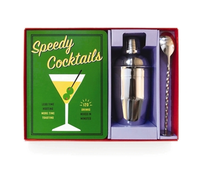 Hardcover Speedy Cocktail Kit: 120 Drinks Mixed in Minutes (Including a Jigger, Muddler, and Mixer) Book