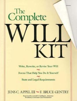 Paperback The Complete Will Kit Book