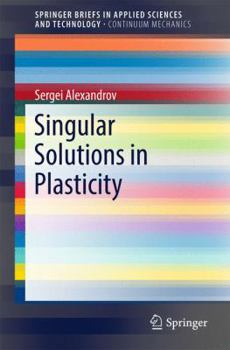 Paperback Singular Solutions in Plasticity Book