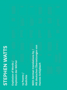 Paperback Hannes Schüpbach & Stephen Watts: Explosion of Words Book