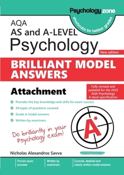 Paperback AQA A-Level Brilliant Model Answers -Attachment (updated for 2025 specification) Book