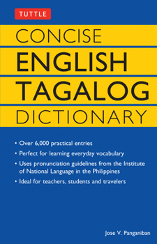 Paperback Concise English Tagalog Dictionary Book