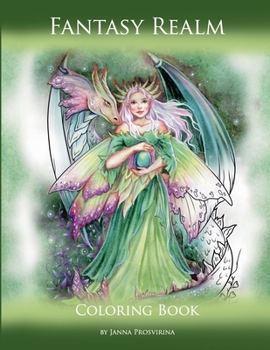 Paperback Fantasy Realm: Coloring Book