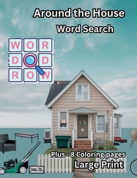 In and Around the House Word Search Puzzle Book | Fun & Education |Large Print: House Word Searches | Word Search Game | Word Find Puzzles Adults, Seniors, Kids Activity Book