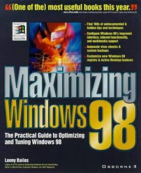 Paperback Maximizing Windows 98 Book