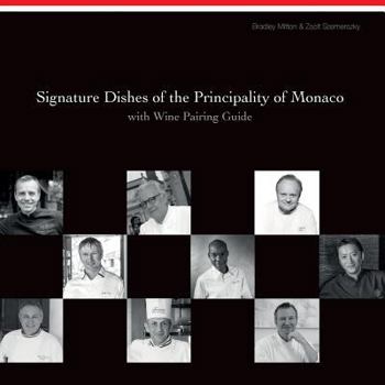 Paperback Signature Dishes of the Principality of Monaco with Wine Pairing Guide Book