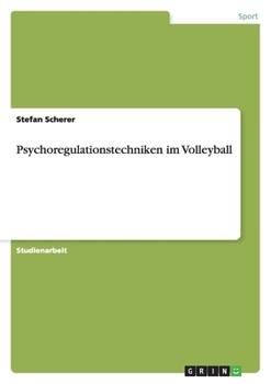 Paperback Psychoregulationstechniken im Volleyball [German] Book