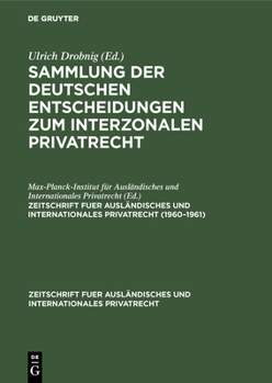 Hardcover 1960-1961 [German] Book