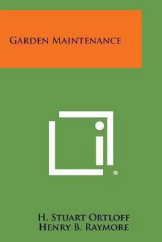 Paperback Garden Maintenance Book
