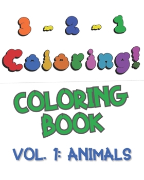 Paperback 321 Coloring: Coloring Book: Vol. 1: Animals Book