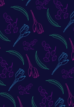 Blumen-Malbuch und Notizbuch für Erwachsene (German Edition)