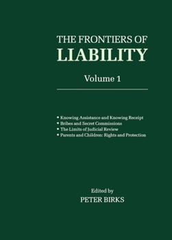 Paperback Frontiers of Liability: Volume 1 Book