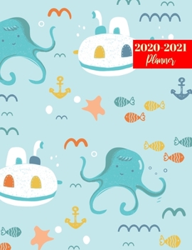 2020-2021 Planner: Pretty Daily, Weekly & Monthly Organizer & Diary - 2 Year Appointment Calendar, Business Planners, Agenda Schedule Logbook and Journal