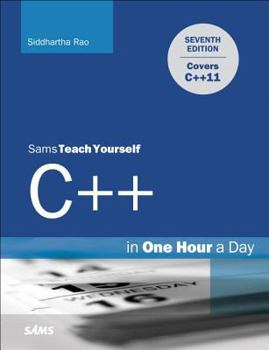 Paperback Sams Teach Yourself C++ in One Hour a Day Book
