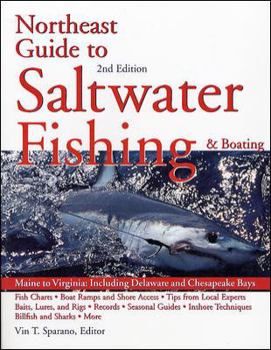 Paperback Northeast Guide to Saltwater Fishing and Boating Book